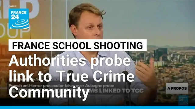 French anti-terror investigators probe True Crime Community link to school shooting • FRANCE 24
