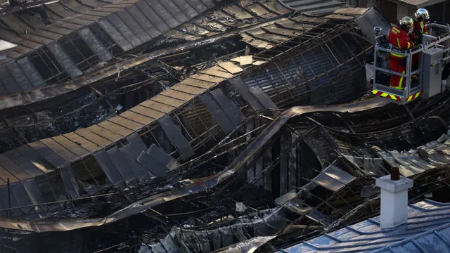 Oldest covered food market in Paris destroyed in fire