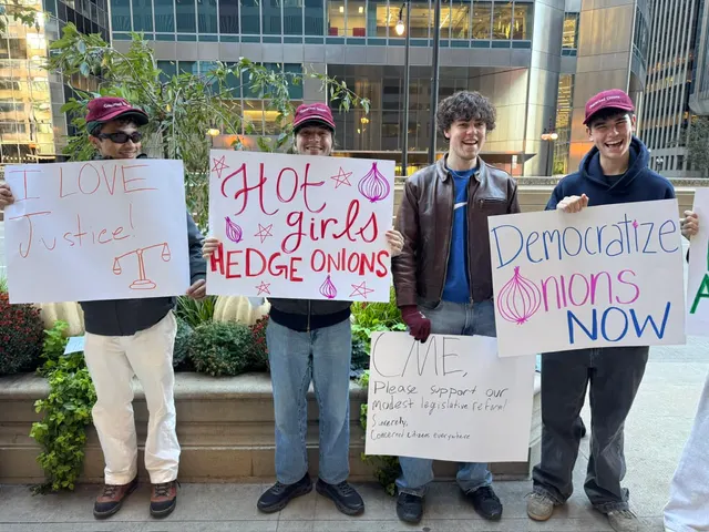 Meet the college students trying to reverse an obscure ban on trading onion futures