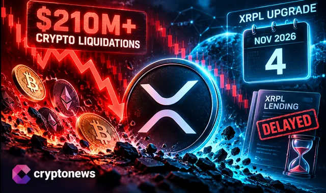 XRP Price Falls as Crypto Longs Get Wiped Out and XRPL Upgrade Delayed