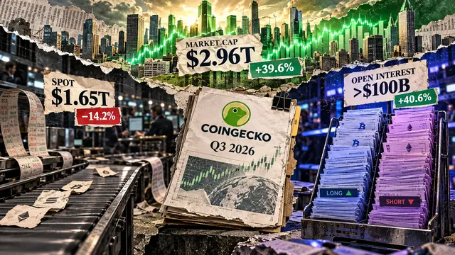 Crypto market cap leaps $800B in Q3, but spot volume drops 14%
