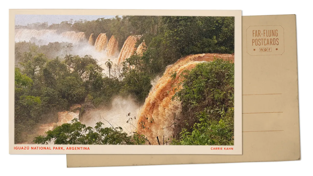 Greetings from the Brazil-Argentina border, where waterfalls are flowing at near-record rates