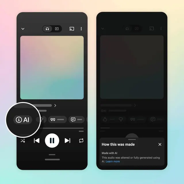 YouTube sticks new labels on AI-generated songs