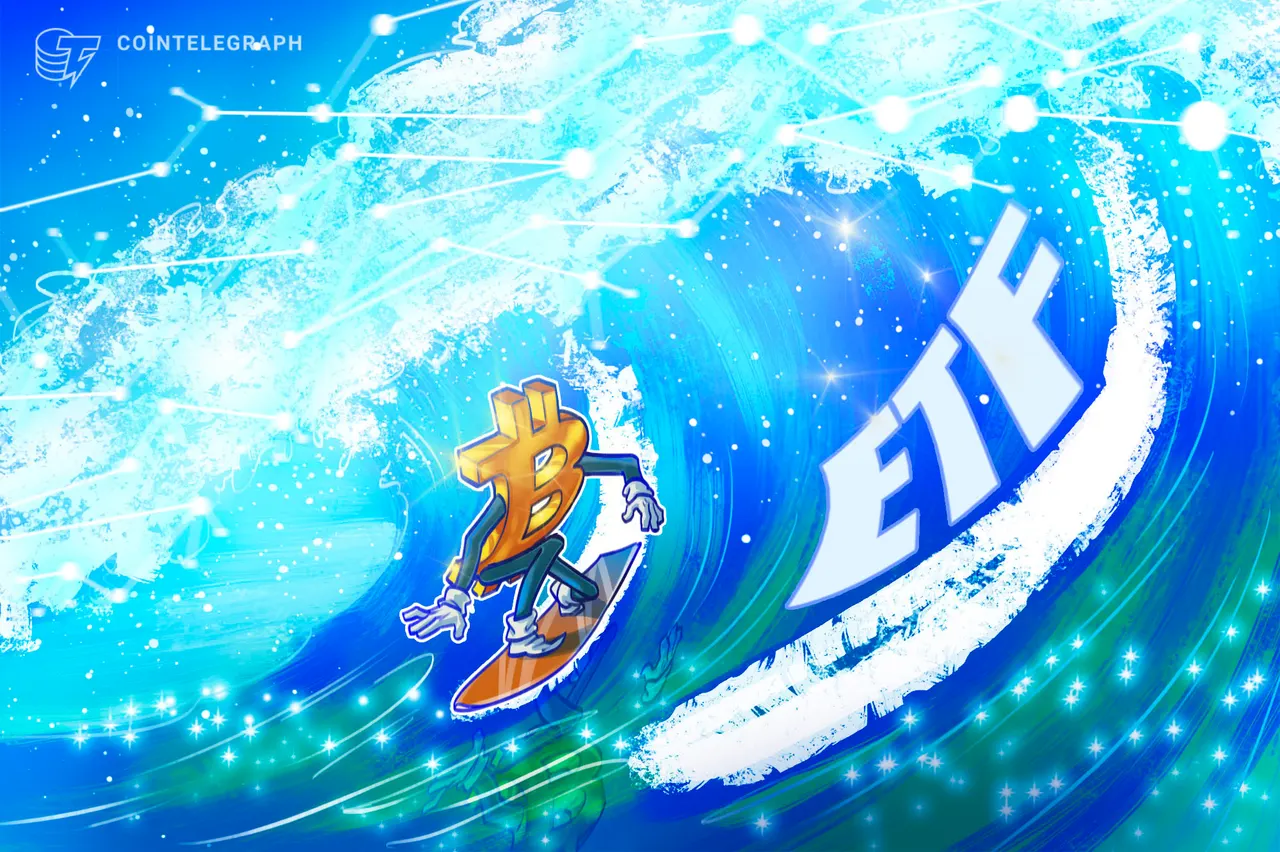 Bitcoin ETFs bag another $528M, taking 3-day haul past $1B