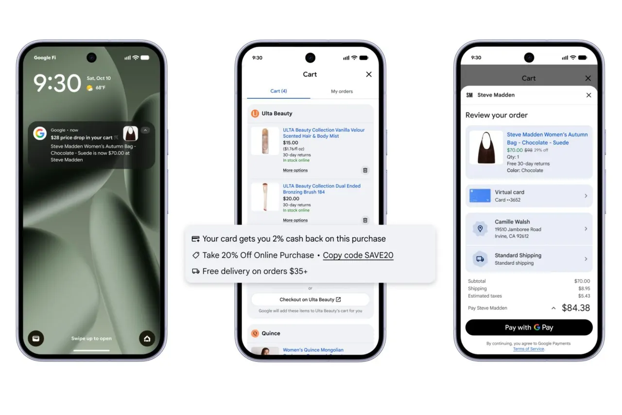 Google launches its ‘universal’ online shopping cart ahead of the holidays