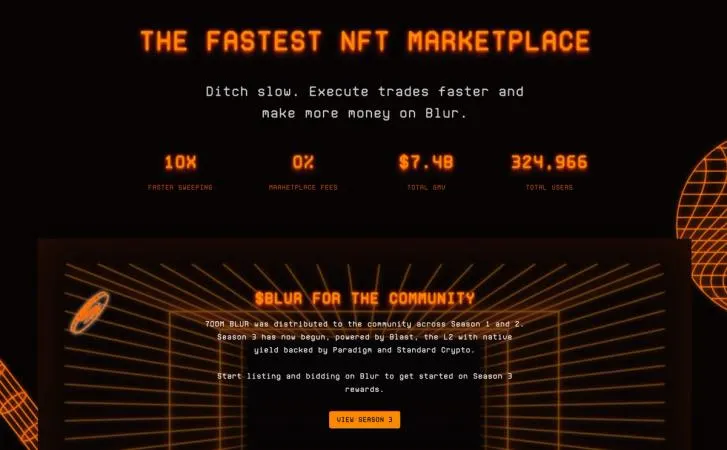 Once-largest Ethereum NFT marketplace Blur is shutting down after volumes collapse 99%