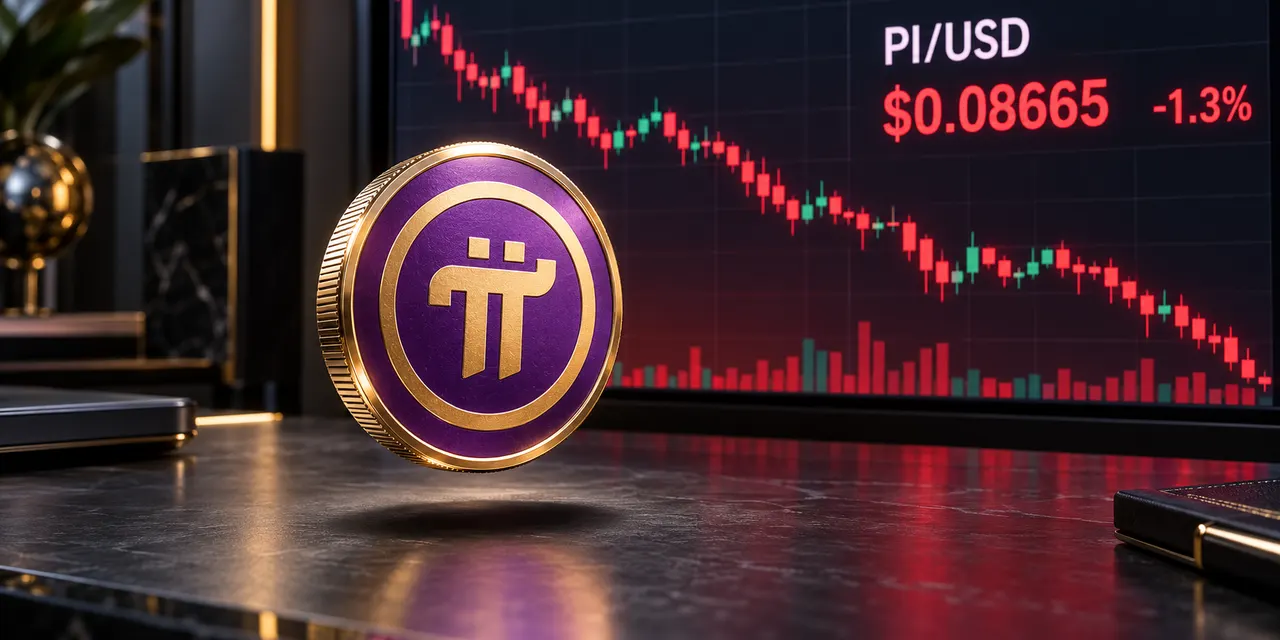 PI dips below $0.090 as bearish momentum builds despite rising OI